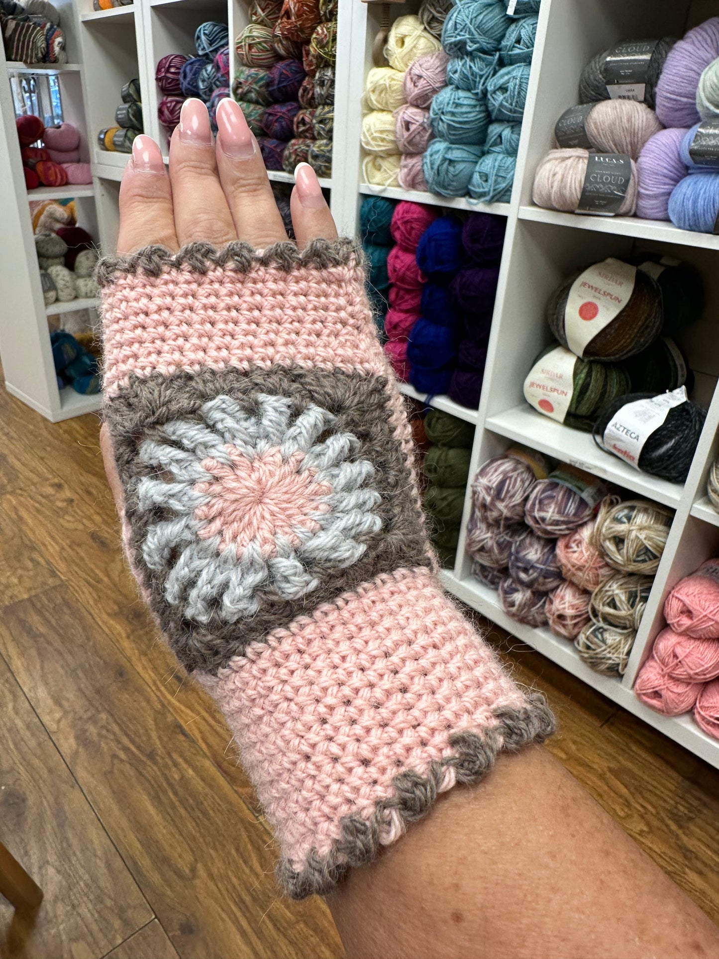 Crochet Fingerless Glove Workshop. Thursday 9th October 5.30pm - 8.30pm