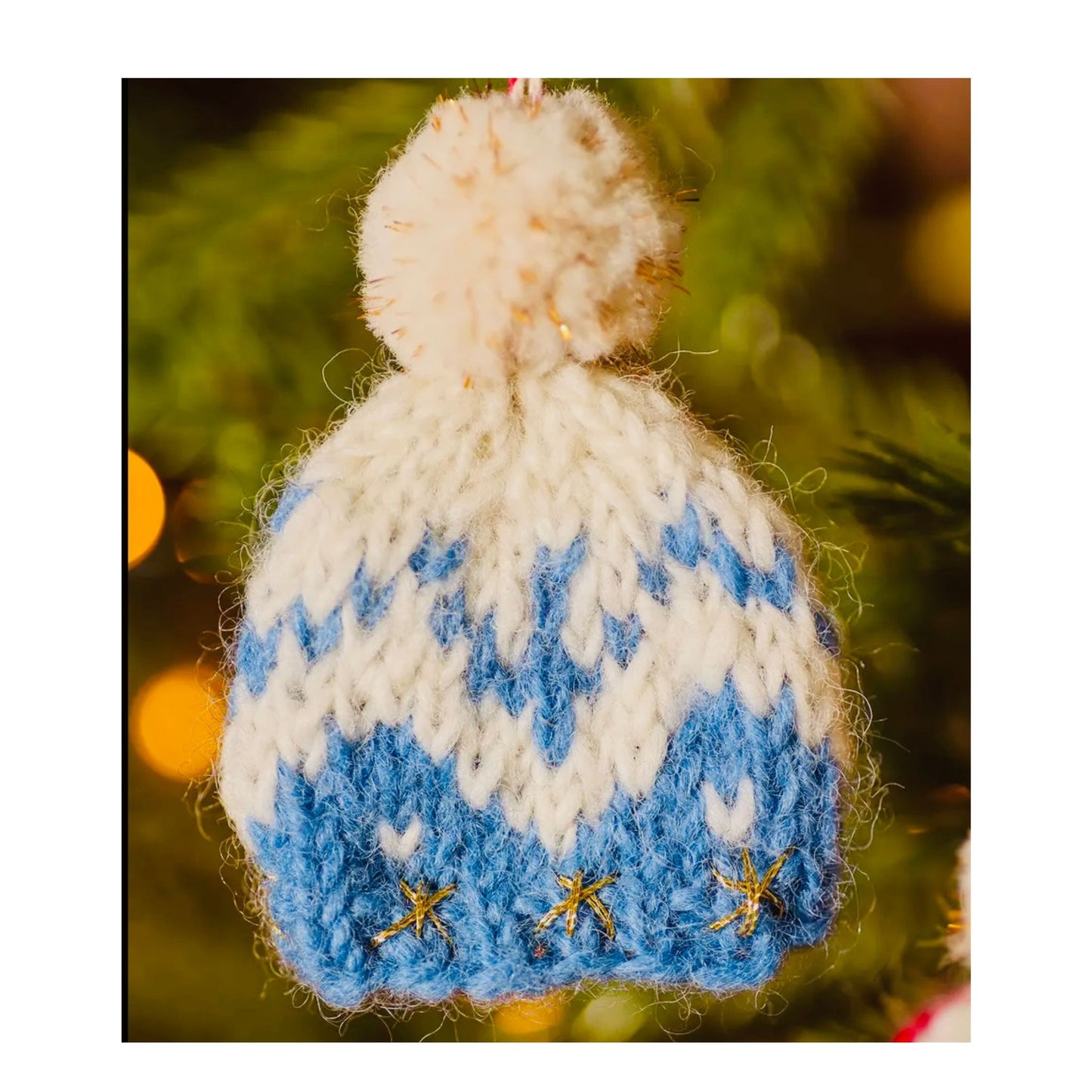 Bobble Hat Knitted Decoration