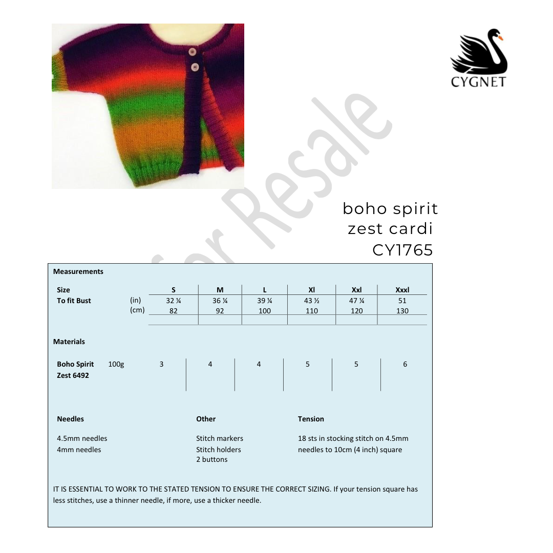 Boho Spirit Cardigan PatternCY1765 - Free Digital Download