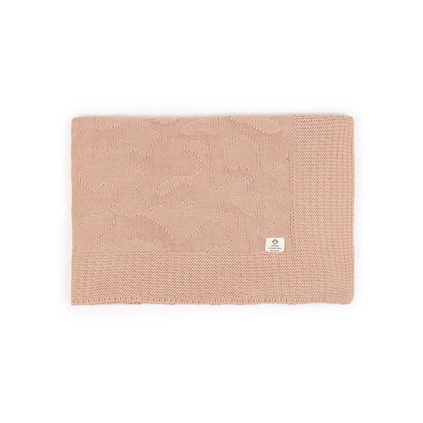 Camouflage pink baby blanket