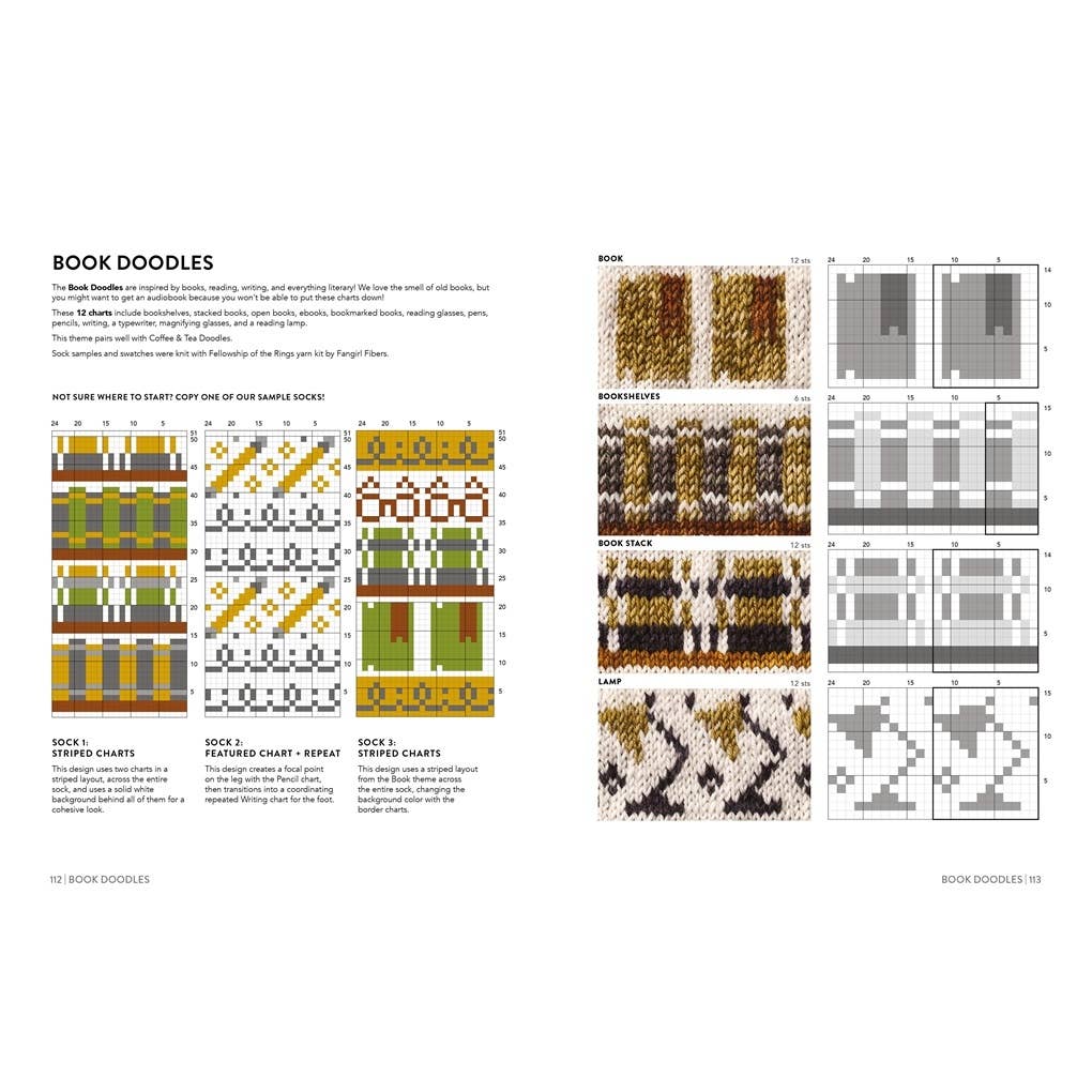The Doodle Sock Knitting Directory: 200 mix & match motifs to design and knit your own socks
