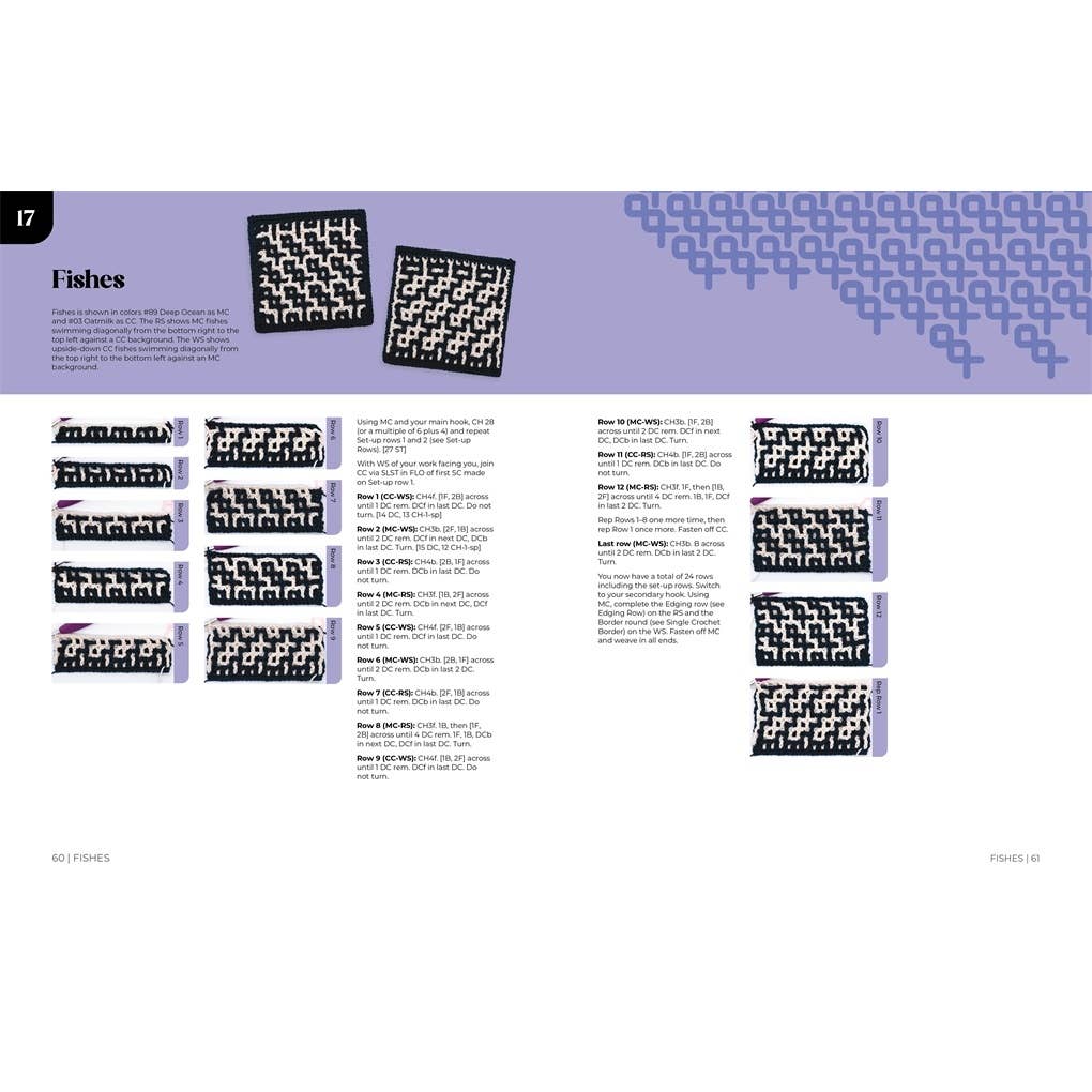 Interlocking Crochet: 50 reversible stitch patterns and five projects for the modern crocheter