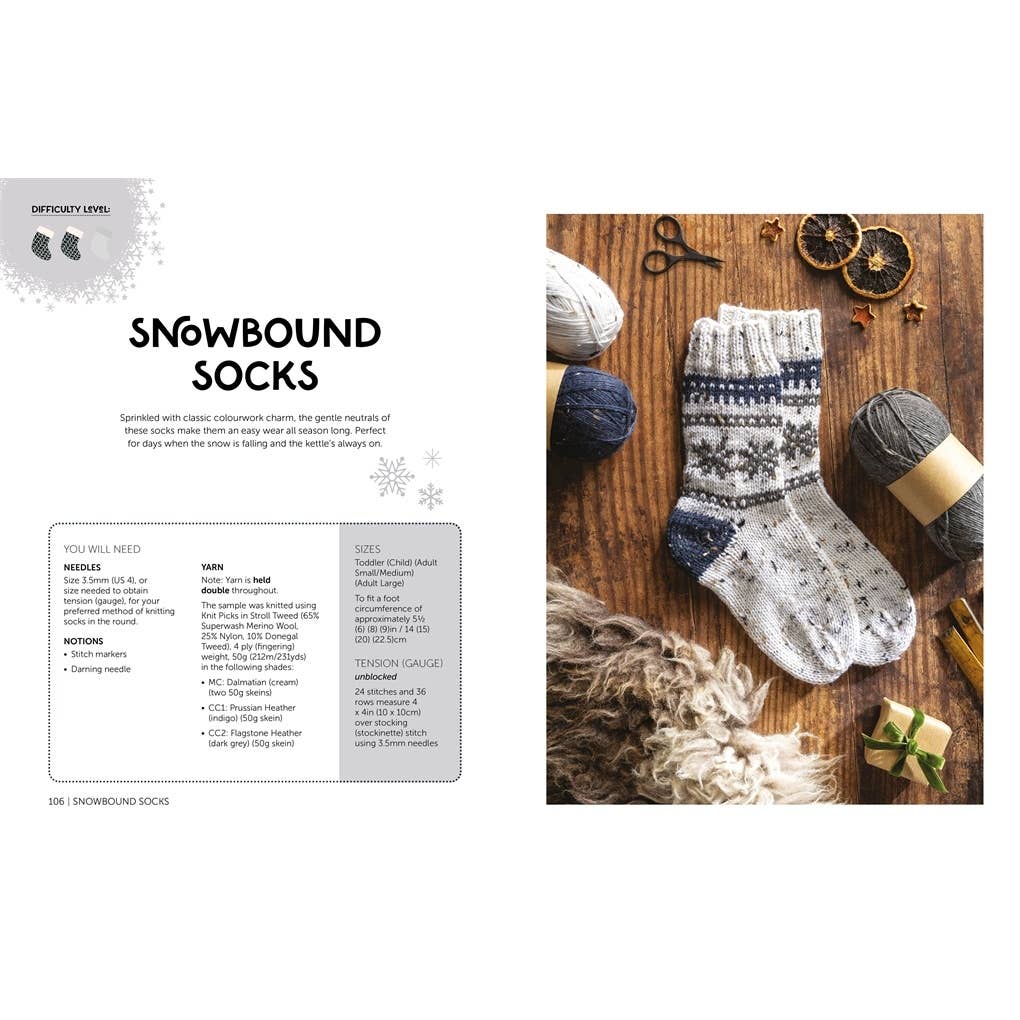 Knit a Box of Christmas Socks: 24 festive sock knitting patterns for the holidays