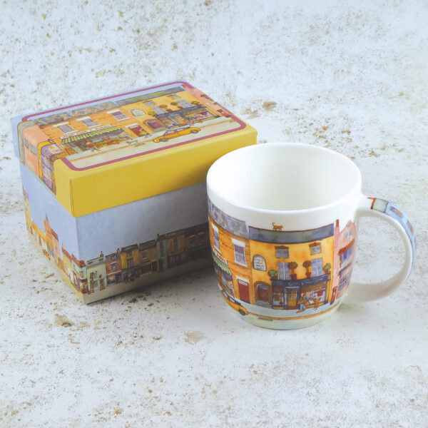 Market Street Bone China Mug With Gift Box