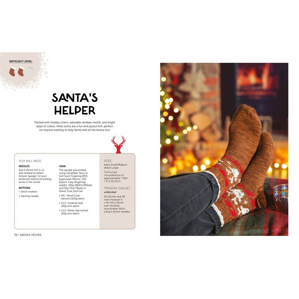 Knit a Box of Christmas Socks: 24 festive sock knitting patterns for the holidays