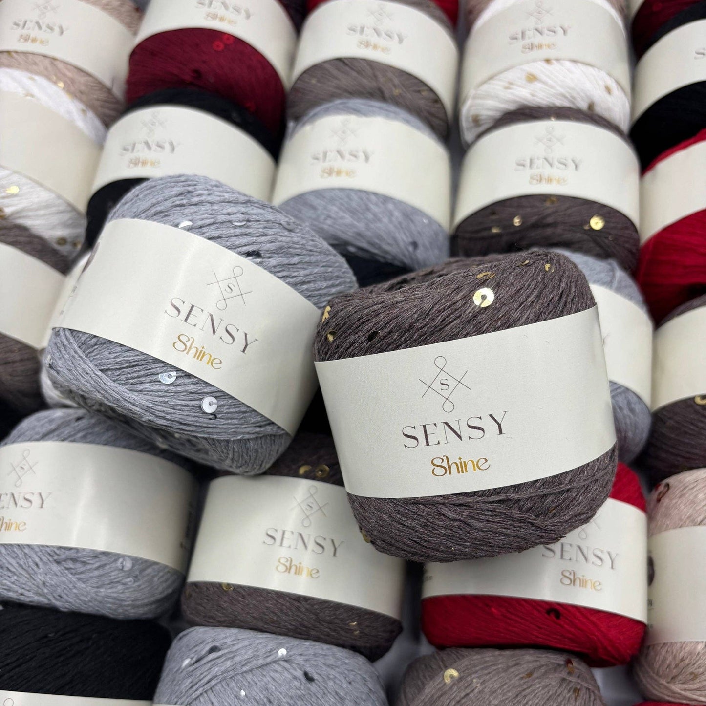 Sensy Shine Yarn, 3.5 oz, 340 yards, Gauge 2 Fine