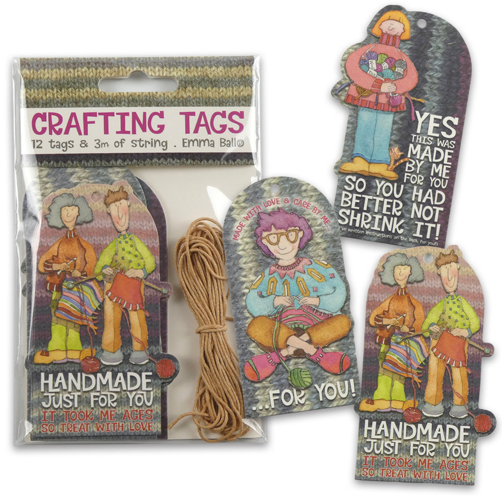 Yarn Club Crafting Tags (12 pack)