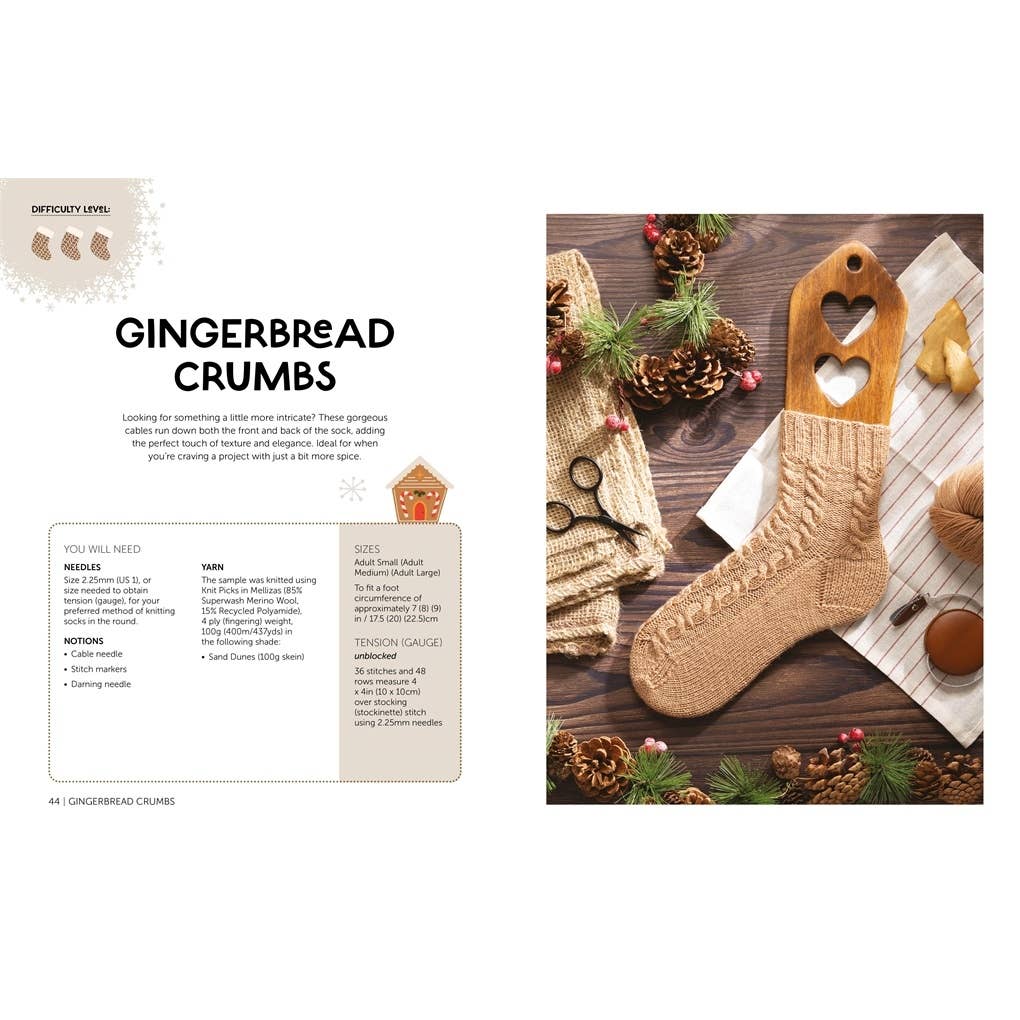 Knit a Box of Christmas Socks: 24 festive sock knitting patterns for the holidays