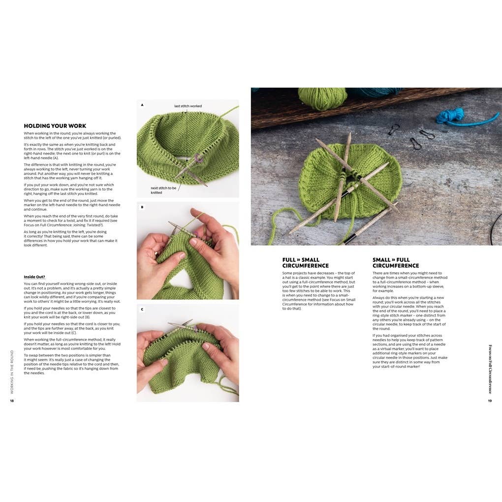 Circular Knitting For Beginners & Beyond: A practical guide to knitting in the round