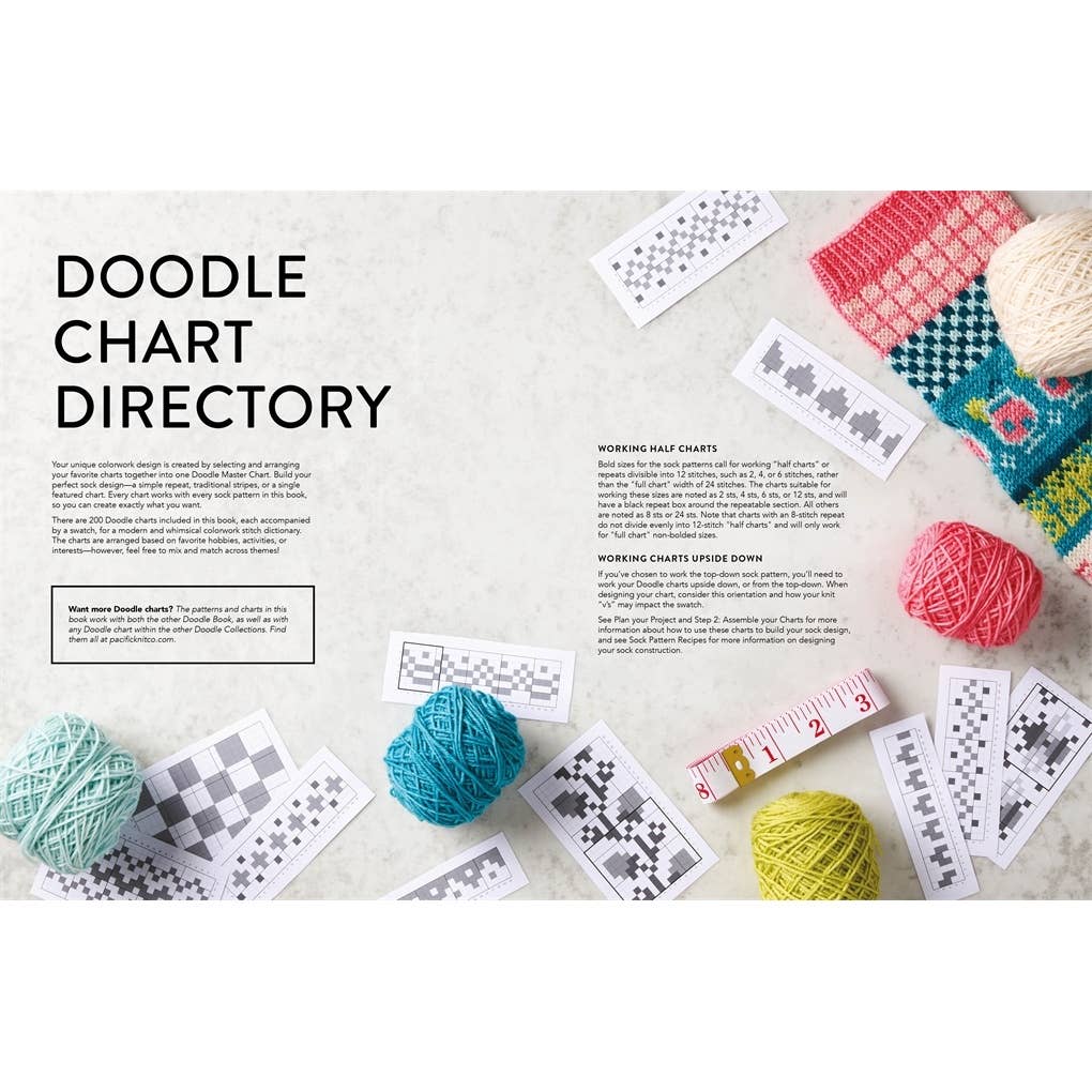 The Doodle Sock Knitting Directory: 200 mix & match motifs to design and knit your own socks