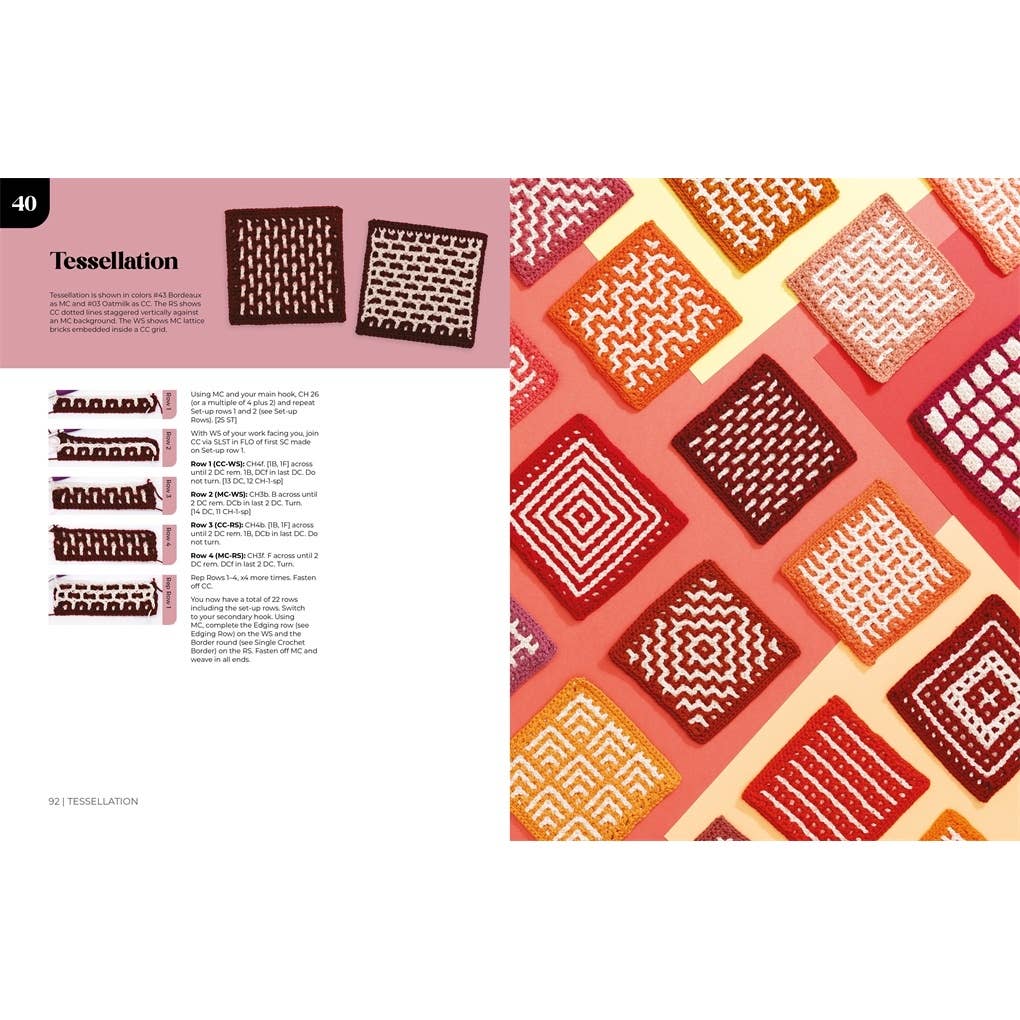 Interlocking Crochet: 50 reversible stitch patterns and five projects for the modern crocheter