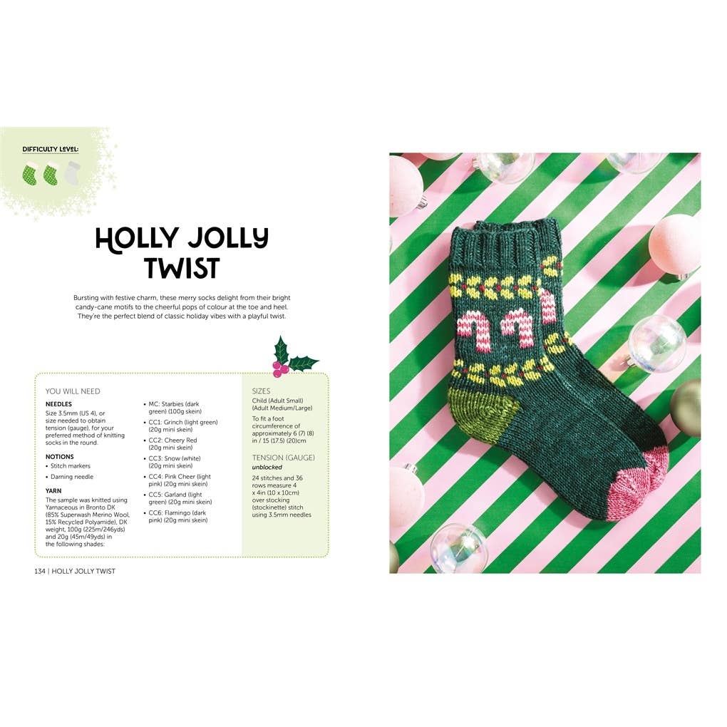 Knit a Box of Christmas Socks: 24 festive sock knitting patterns for the holidays