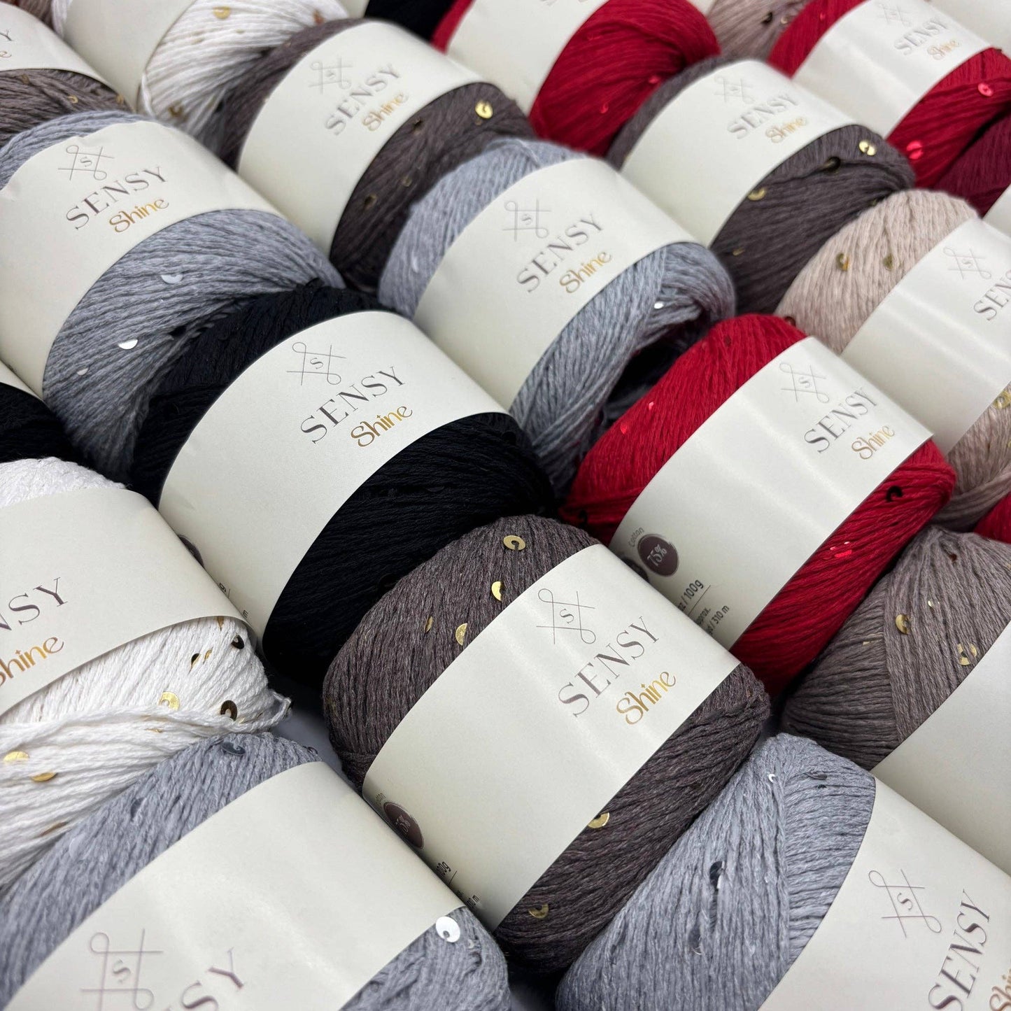 Sensy Shine Yarn, 3.5 oz, 340 yards, Gauge 2 Fine